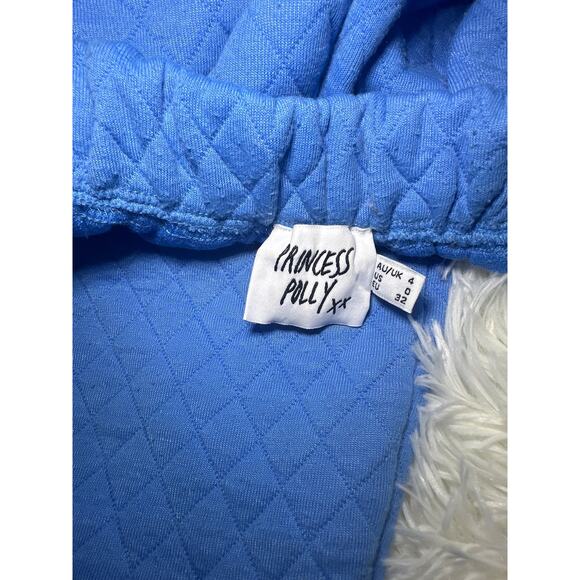 Princess Polly Blue Quilted Sweatset - Picture 6 of 6